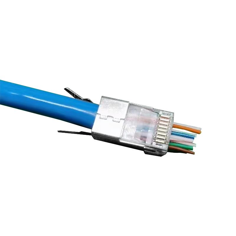 CAT6A CAT7 FTP 8P8C RJ45 Modularni utikač prolazi kroz