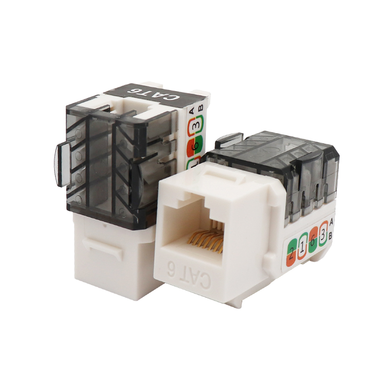 CAT6 UTP Slim Type 90 stupnjeva udara Keystone priključak