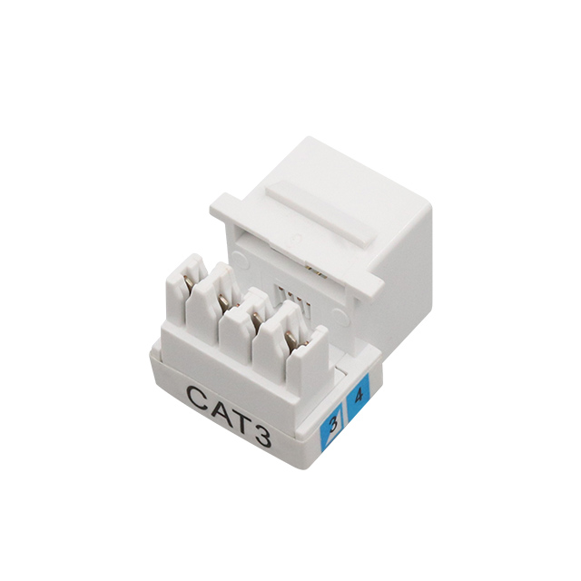 CAT3 RJ11 6P4C 90 stupnjeva UTP PUNCH Down Keystone Jack