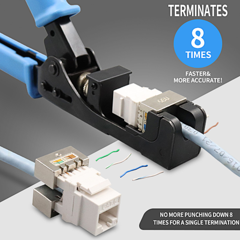 RJ45 Keystone Jack Alat za završetak brzine za 180 stupnjeva PX-T-D